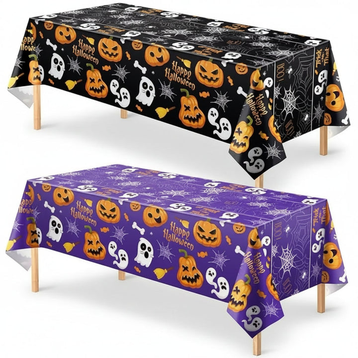 Halloween Decoration Tablecloth Party Spiderweb Pattern