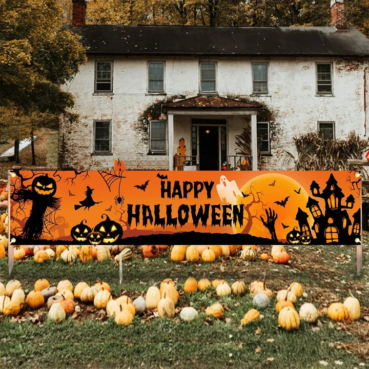 Halloween Decorations Outdoor Halloween Banner Yard Sign