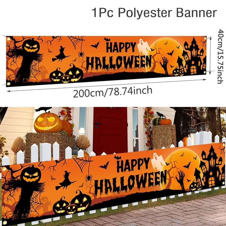 Halloween Decorations Outdoor Halloween Banner Yard Sign