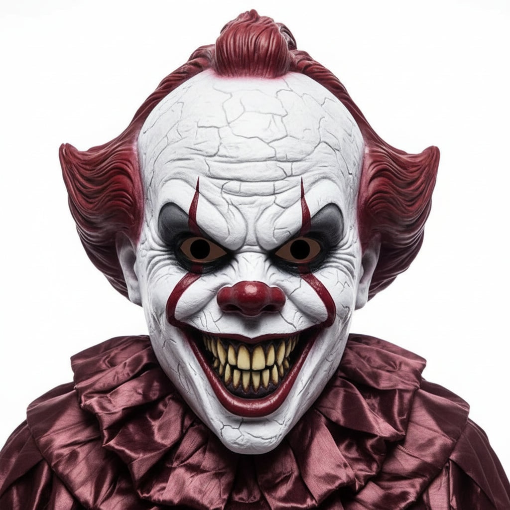 Halloween Mask Horror Clown Costume Adults