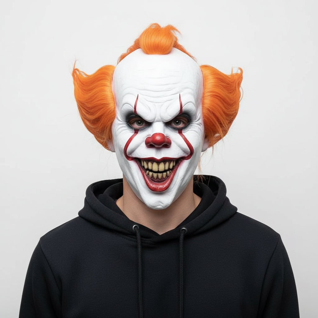Halloween Mask Horror Clown Costume Adults