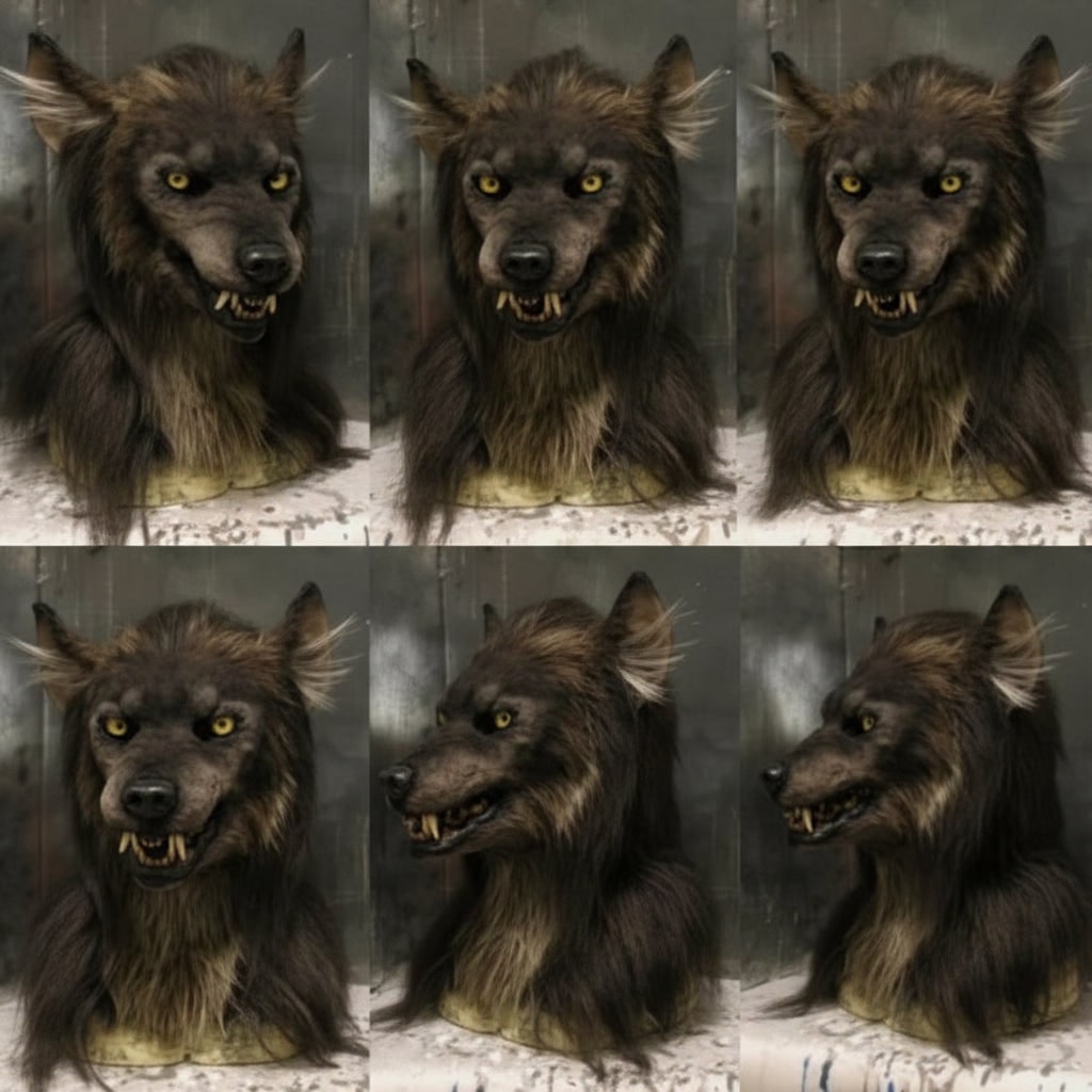 Halloween Mask Wolf Mask Horror Scary Costume