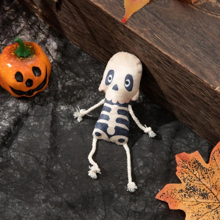 Halloween Toys Interactive Plush Cat Toy Fun Ghost Design