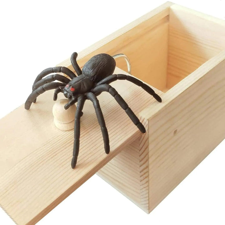 Halloween Toys Prank Spider Box Fun Trick Decoration