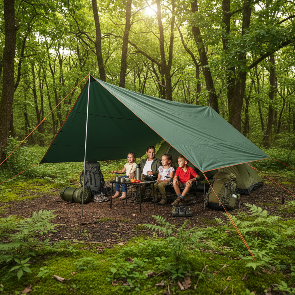 Heavy Duty Tarp Waterproof Camping Grommet Reinforced