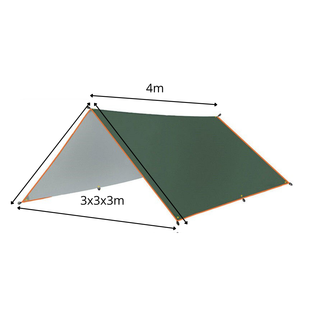Heavy Duty Tarp Waterproof Camping Grommet Reinforced