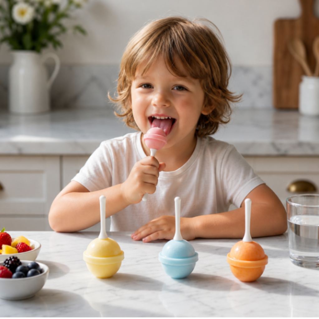 Homemade Ice Pops Moulds Fun Design