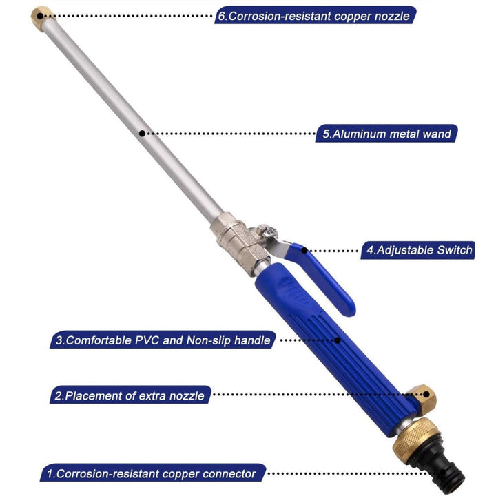 Hose Pressure Sprayer Nozzle Attachment Garden Spray