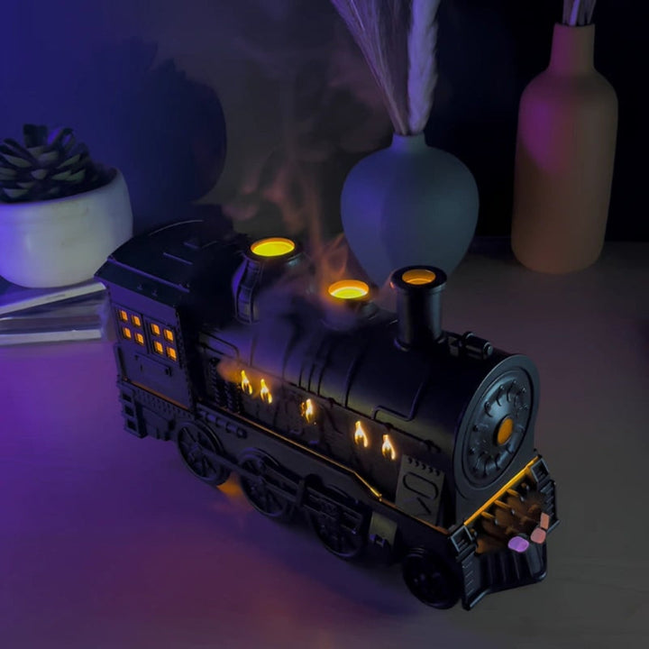 Humidifier Essential Oil Diffuser Train Plastic USB LED Night Light