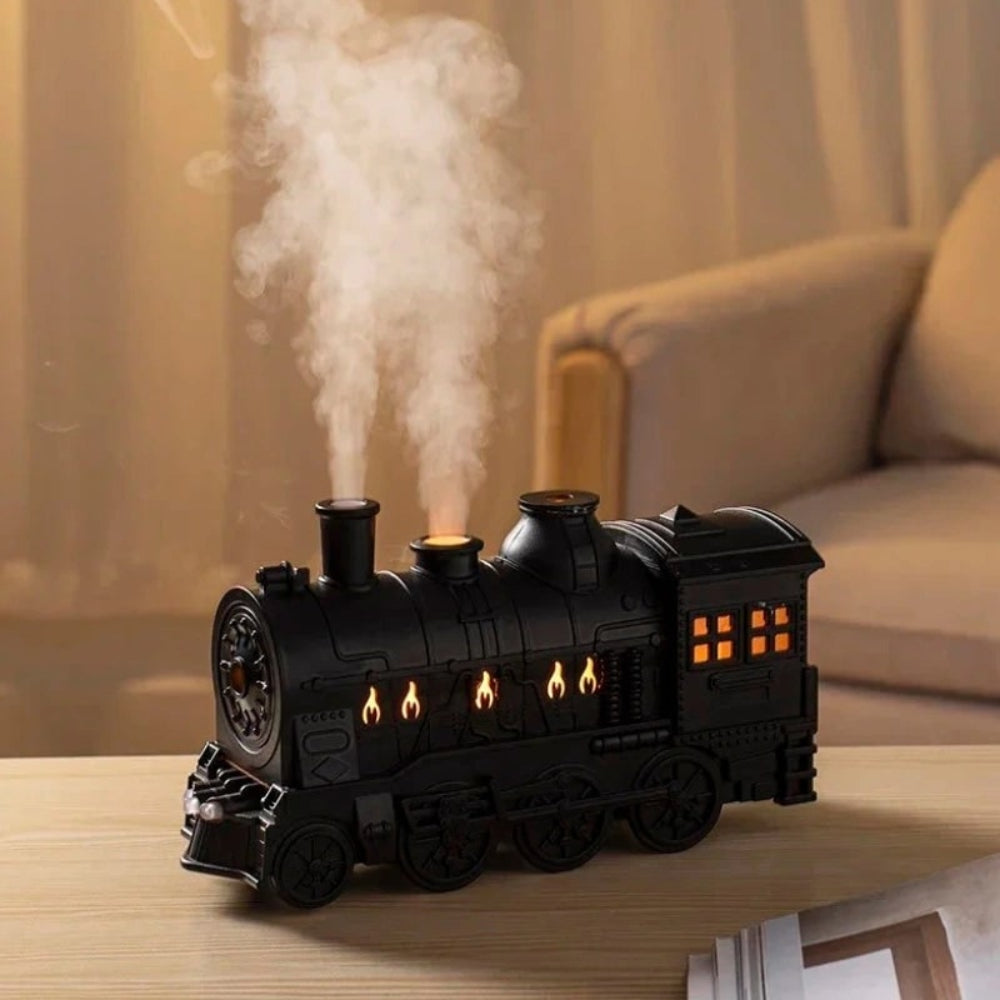 Humidifier Essential Oil Diffuser Train Plastic USB LED Night Light