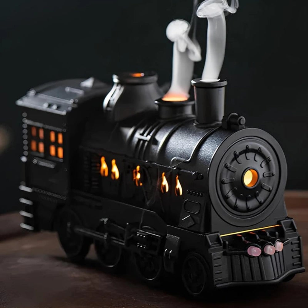 Humidifier Essential Oil Diffuser Train Plastic USB LED Night Light