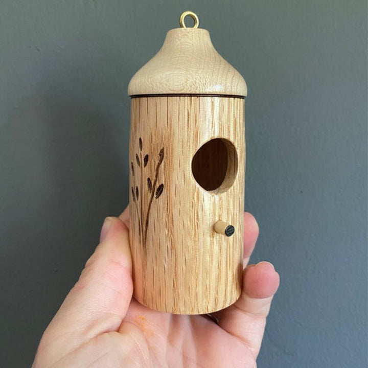 Hummingbird House Wooden Birdhouse Garden Decor