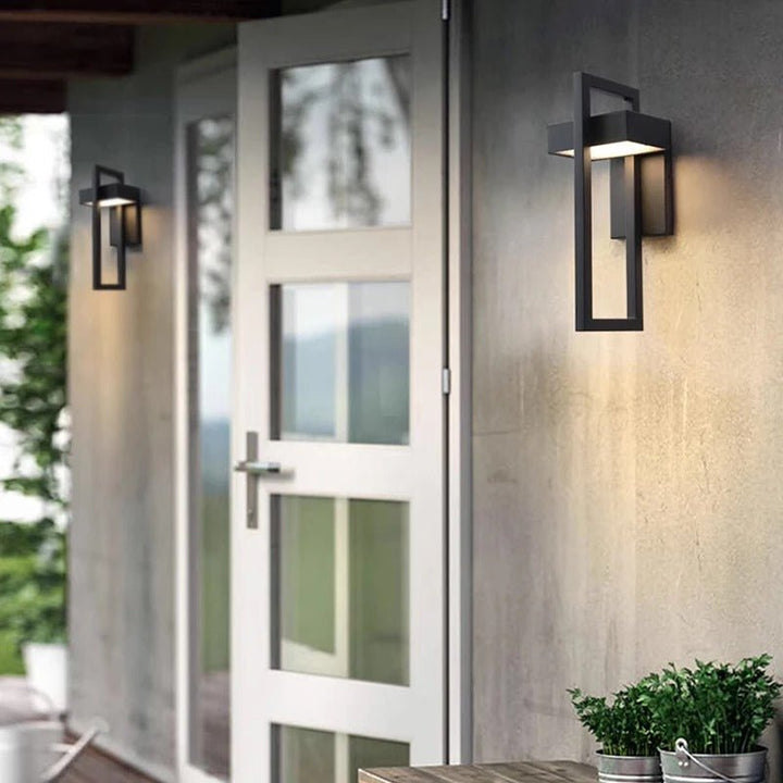 Modern Outdoor Wall Light | Scandinavian Aluminium LED Wall Lamp