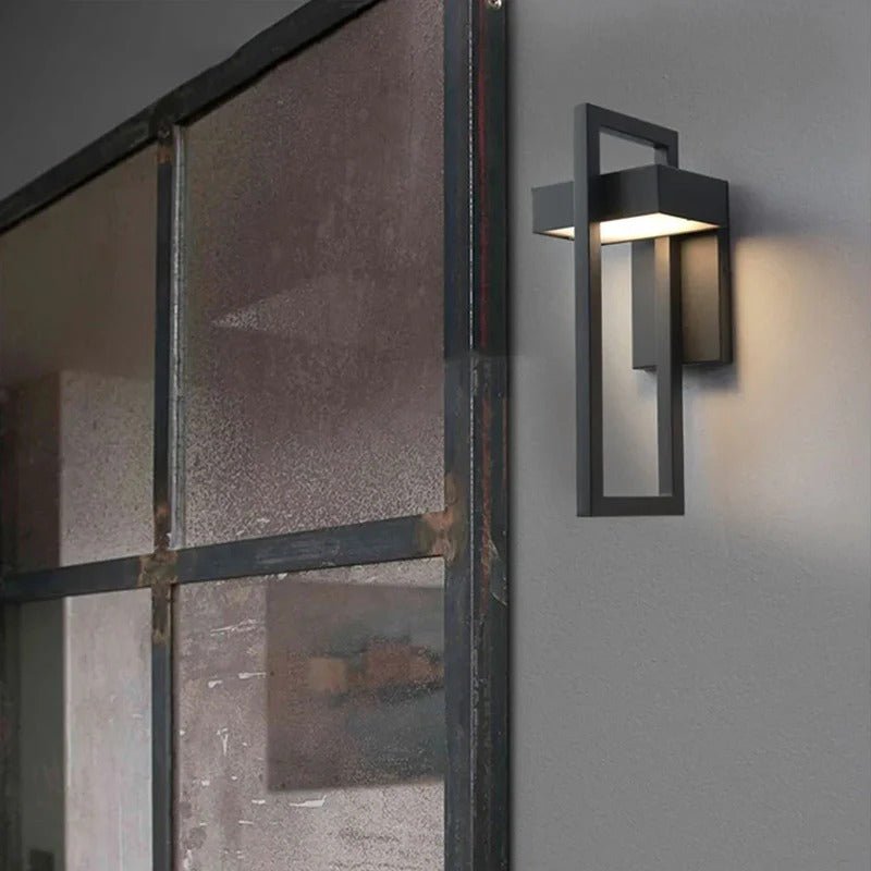 Modern Outdoor Wall Light | Scandinavian Aluminium LED Wall Lamp
