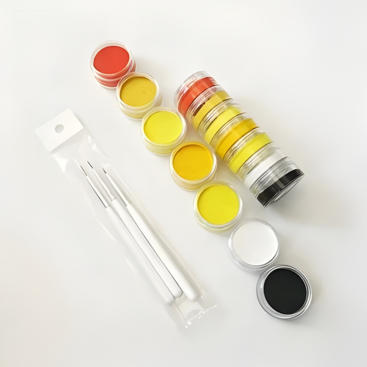 Body Paint Set Rainbow Split Cake Design Creative Art