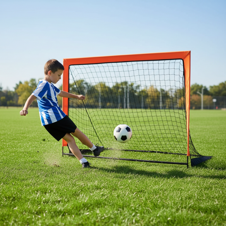 Portable Soccer Net Easy Setup Backyard Training