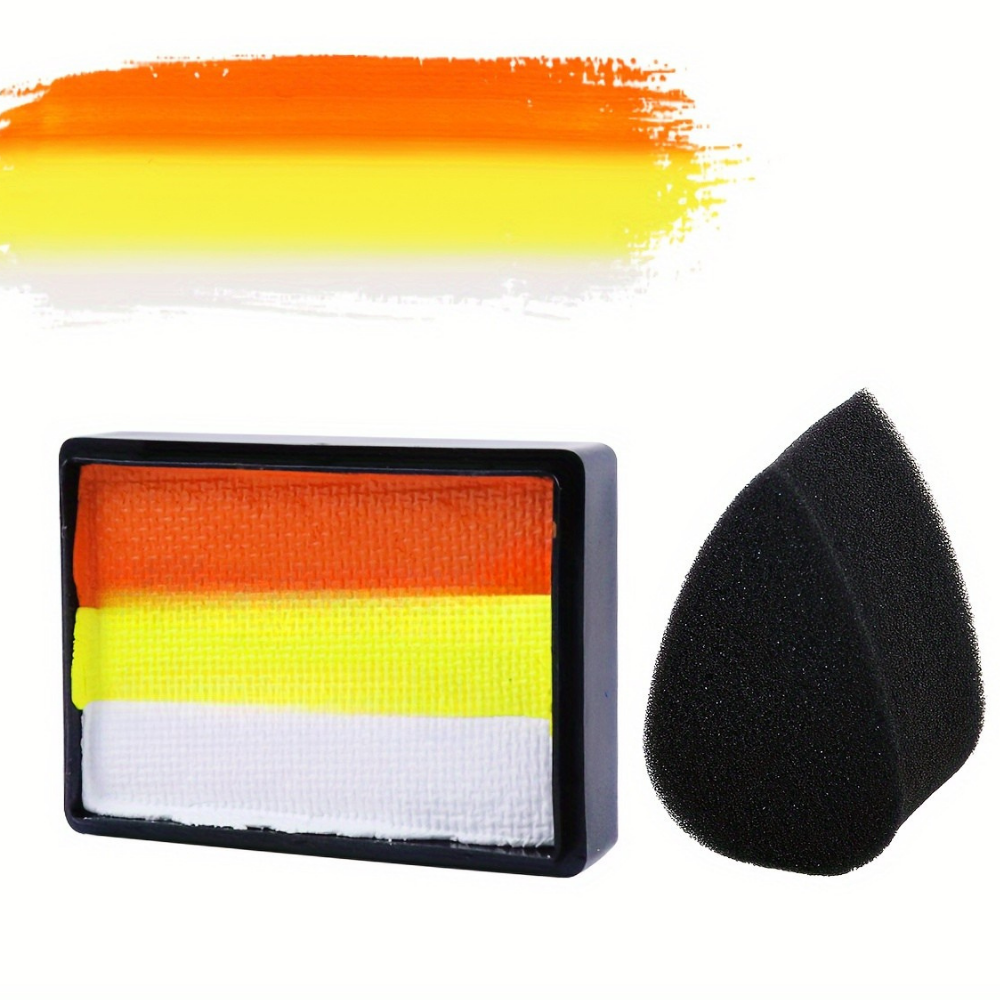 Soccer Ball Neon Split Cake Body Paint Set UV Glow Parties