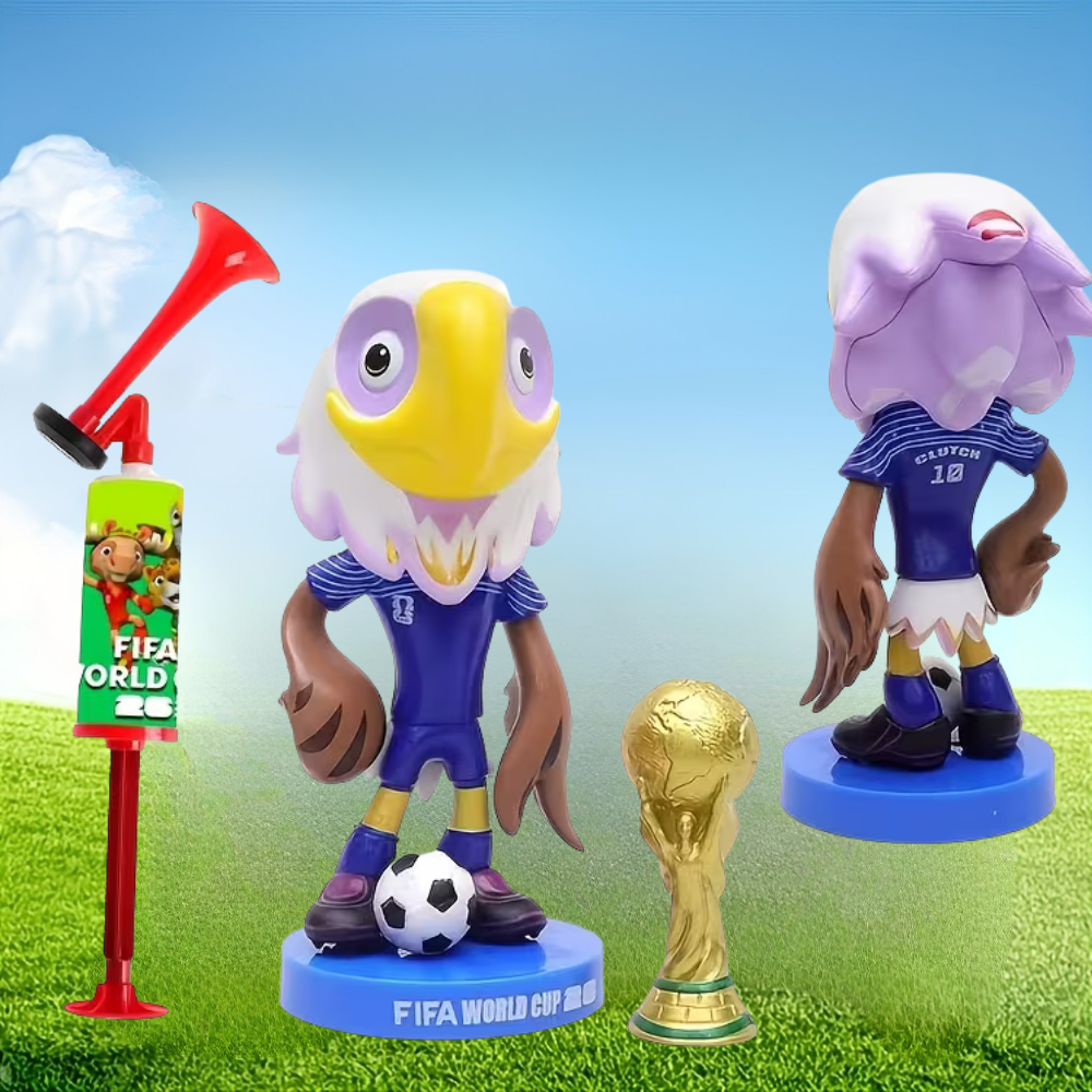 World Cup Air Horn Set Megaphone Mascot Figurine Events