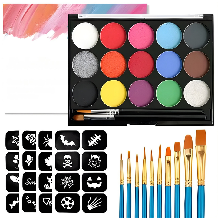 Body Paint Kit Kids Safe Non Toxic colours Parties Festivals