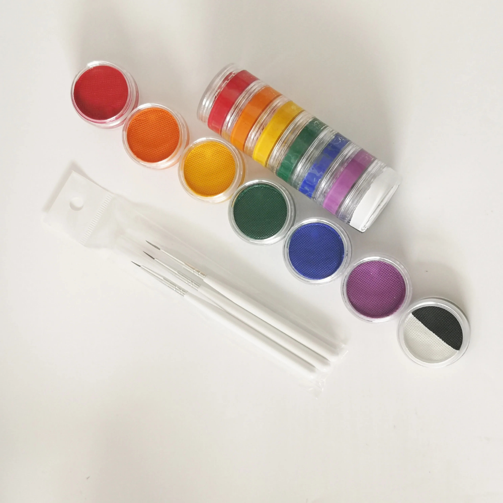 Body Paint Set Rainbow Split Cake Design Creative Art
