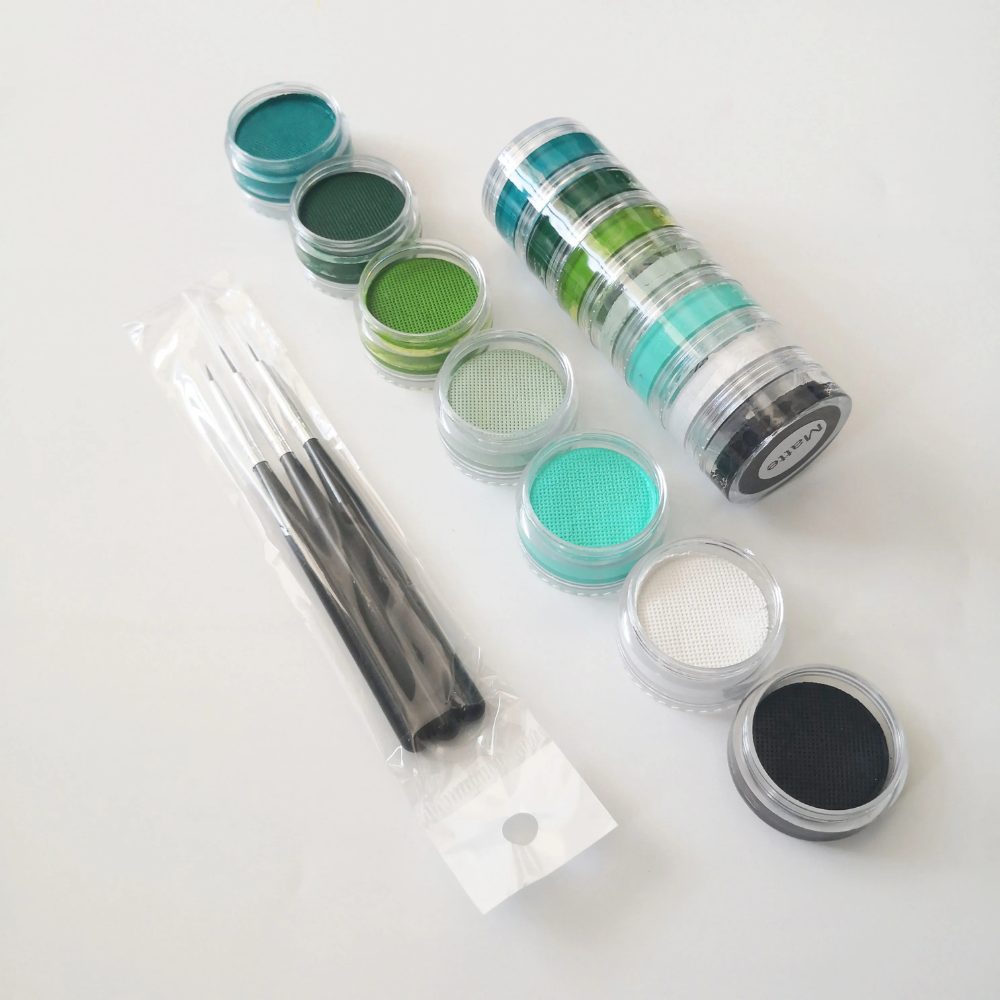 Body Paint Set Rainbow Split Cake Design Creative Art