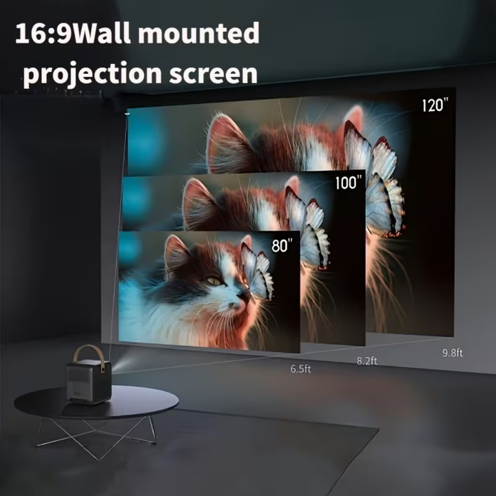 Projector Screen HD Widescreen Movies Sports Viewing