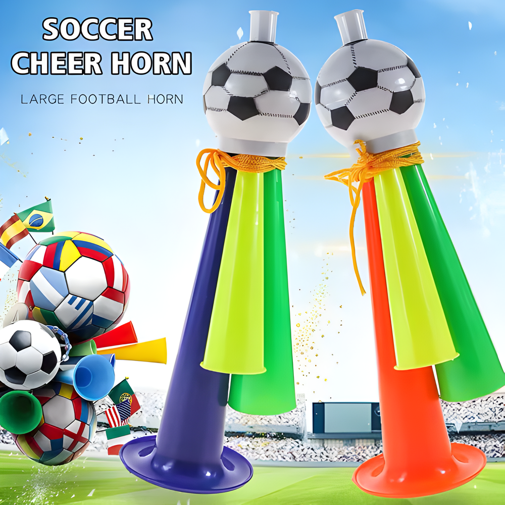 Loud Vuvuzela Horn Set Soccer Cheering Stadium Party Noise Makers