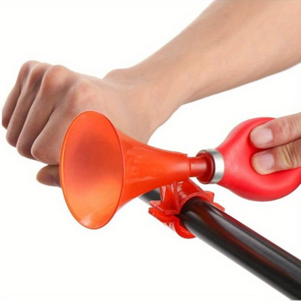 Bike Air Horn Loud Safety Alerts Easy Handlebar Installation