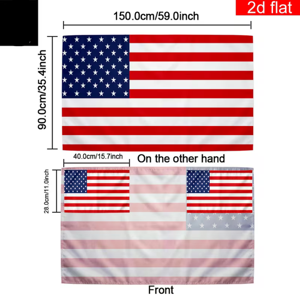 USA Flag Fan Cape World Cup Supporter Banner Event