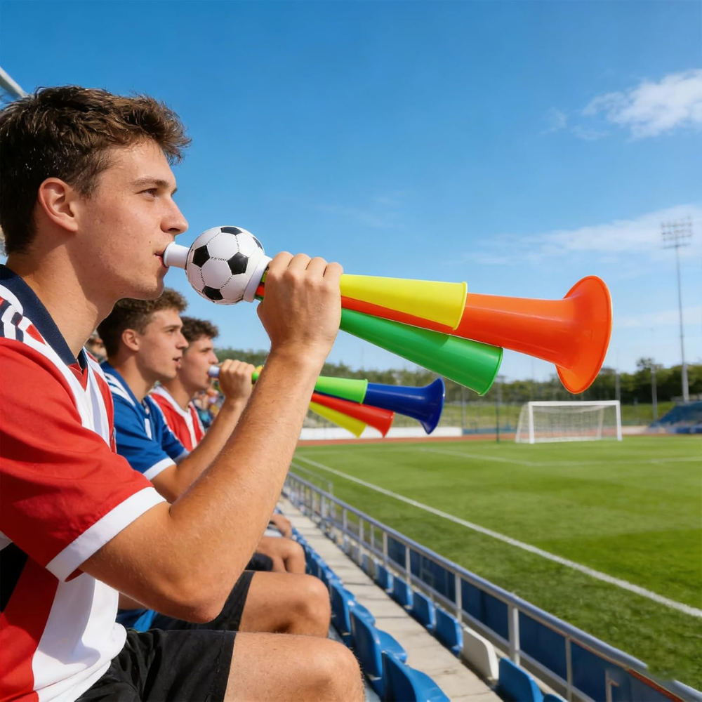 Loud Vuvuzela Horn Set Soccer Cheering Stadium Party Noise Makers