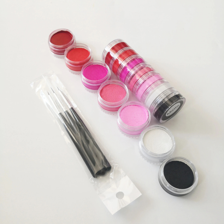 Body Paint Set Rainbow Split Cake Design Creative Art
