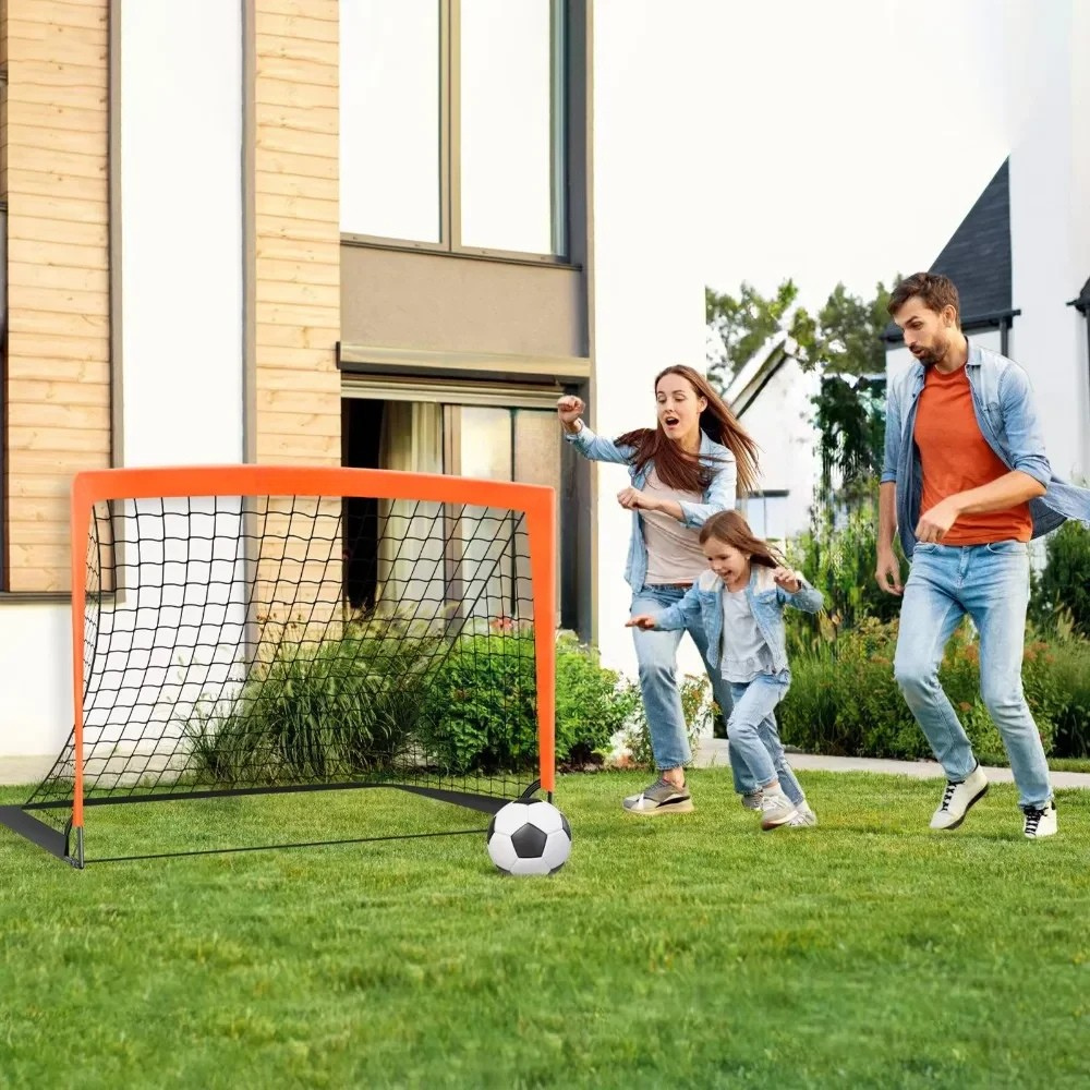 Portable Soccer Goal Kids Outdoor Training Practice Set