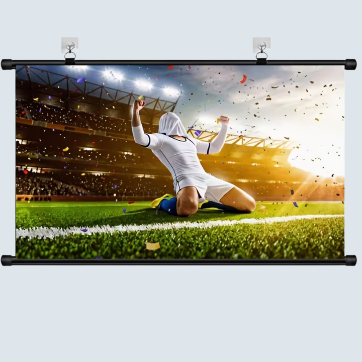 Projector Screen HD Widescreen Movies Sports Viewing