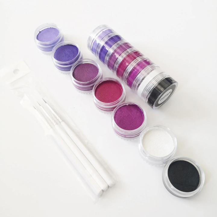 Body Paint Set Rainbow Split Cake Design Creative Art