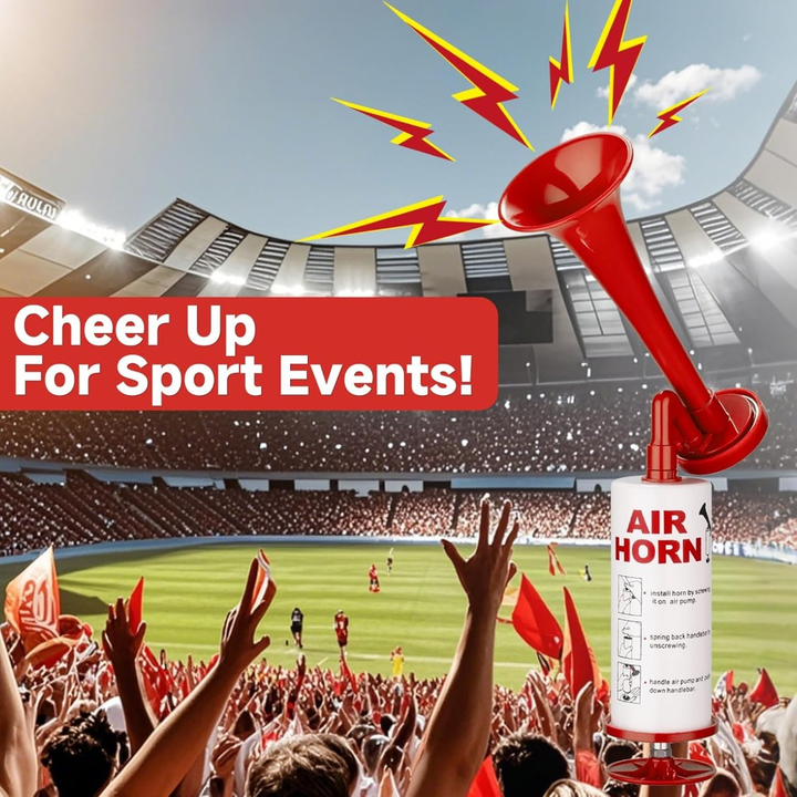 Portable Air Horn Loud Alerts Ideal Sports Safety Events