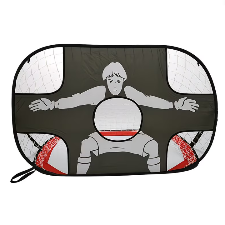 Portable Soccer Goal Target Net Training Folding Practice