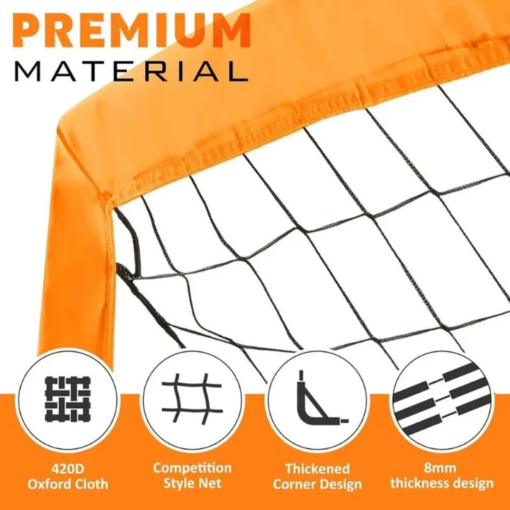 Portable Soccer Net Easy Setup Backyard Training