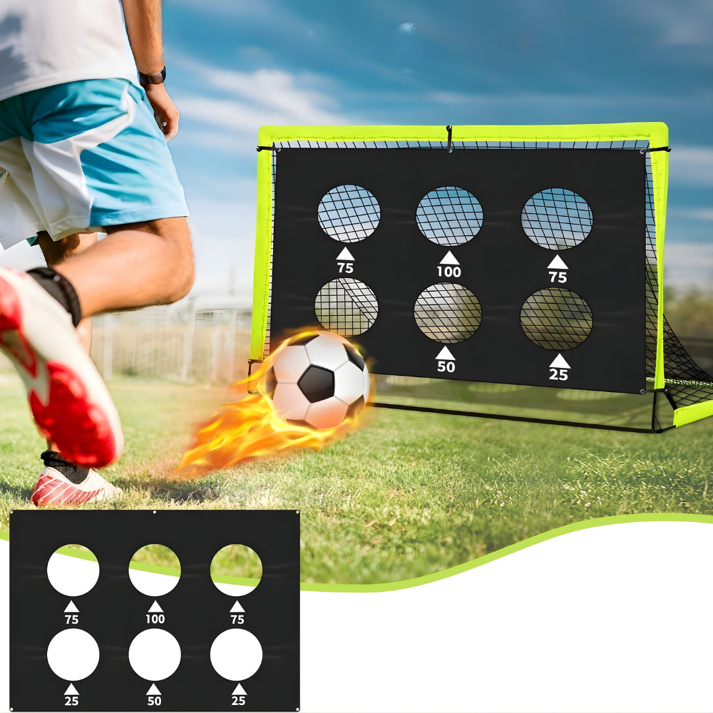 Portable Soccer Net Target Training Goal Accurate Shooting Practice