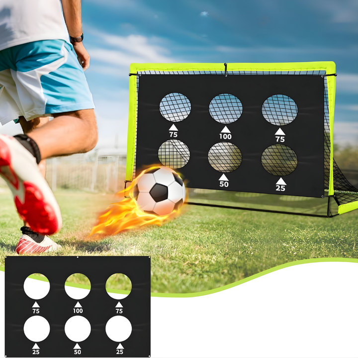 Portable Soccer Net Target Training Goal Accurate Shooting Practice