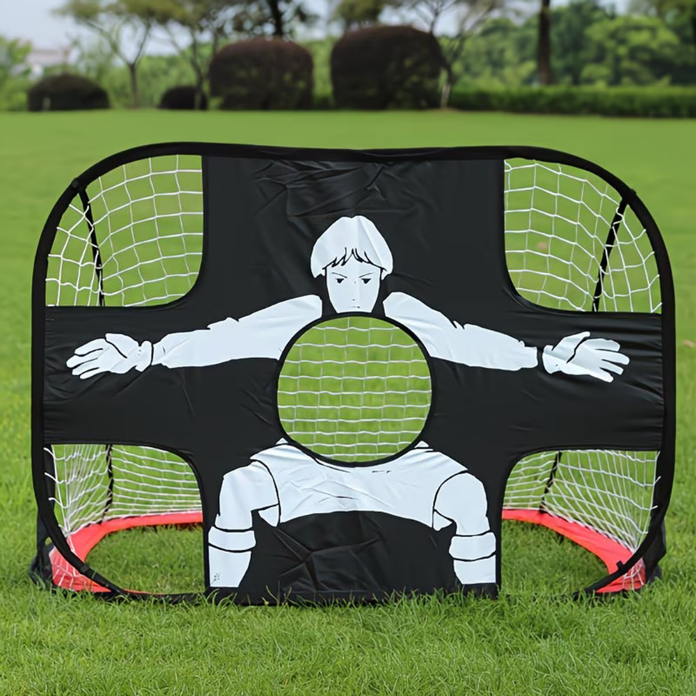Portable Soccer Goal Target Net Training Folding Practice
