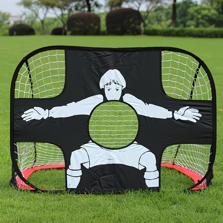 Portable Soccer Goal Target Net Training Folding Practice