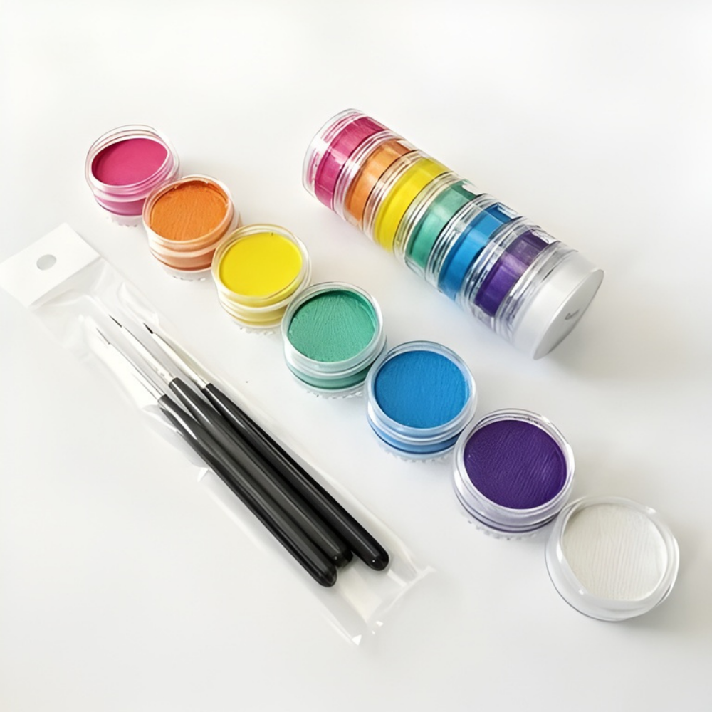 Body Paint Set Rainbow Split Cake Design Creative Art