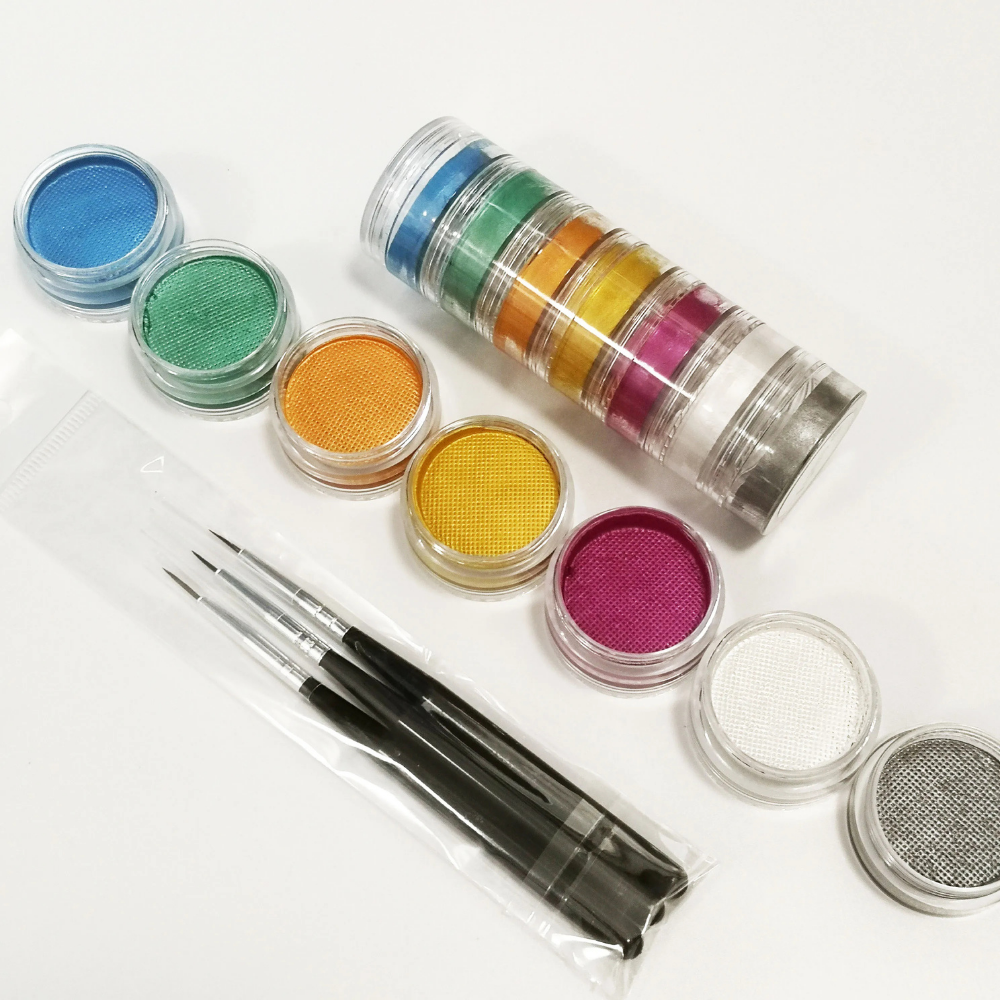Body Paint Set Rainbow Split Cake Design Creative Art