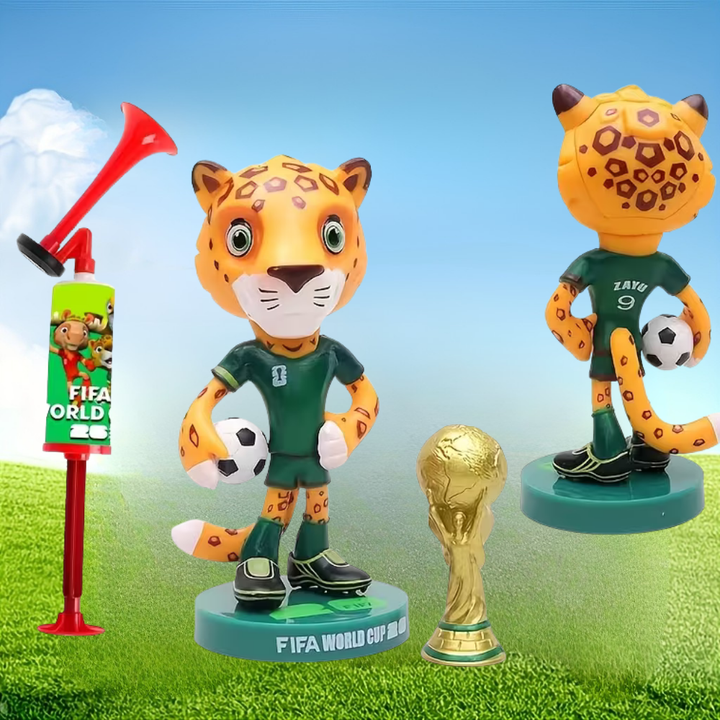 World Cup Air Horn Set Megaphone Mascot Figurine Events