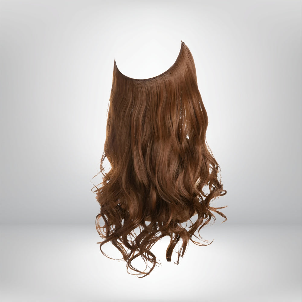 Hair Extensions Natural Wavy Human Hair Clip-In Long Volume Set