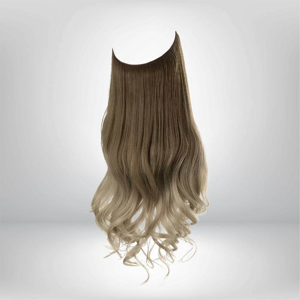 Hair Extensions Natural Wavy Human Hair Clip-In Long Volume Set