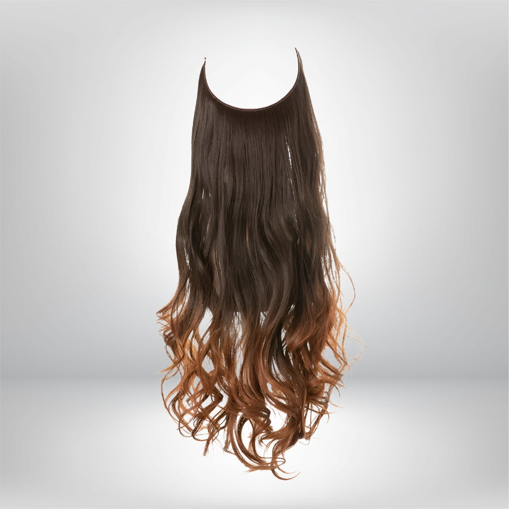 Hair Extensions Natural Wavy Human Hair Clip-In Long Volume Set