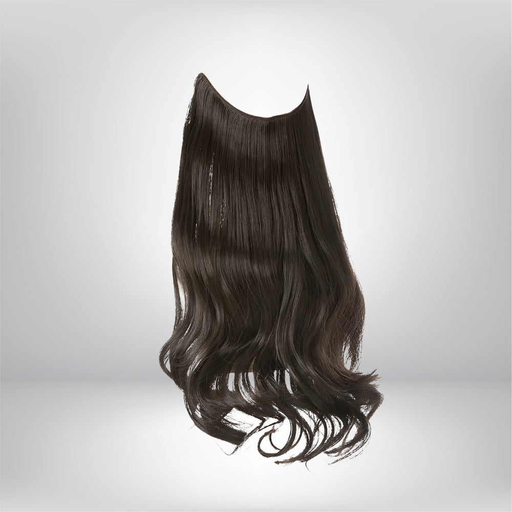 Hair Extensions Natural Wavy Human Hair Clip-In Long Volume Set