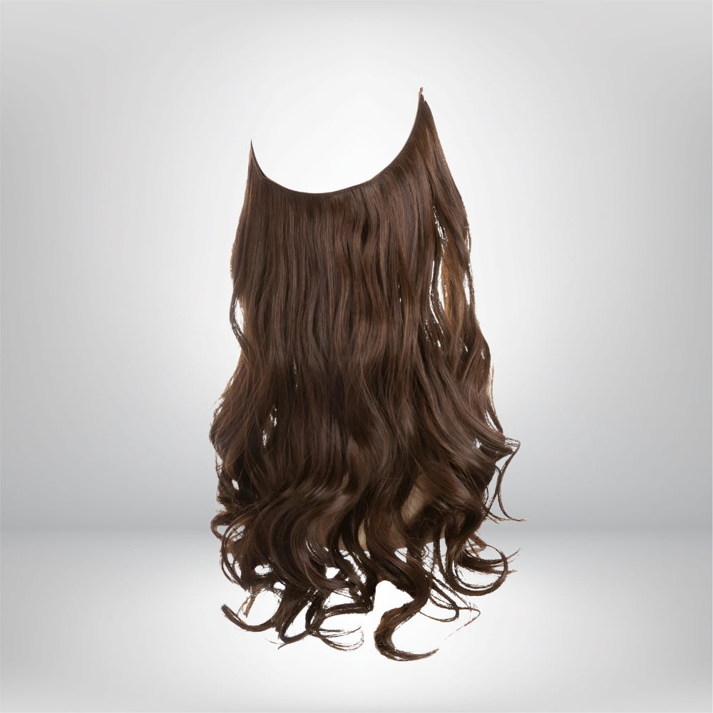 Hair Extensions Natural Wavy Human Hair Clip-In Long Volume Set