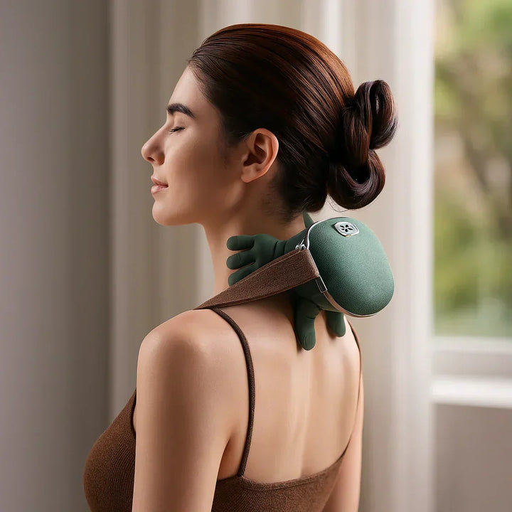 Neck Massager Heated Vibrating Portable Device